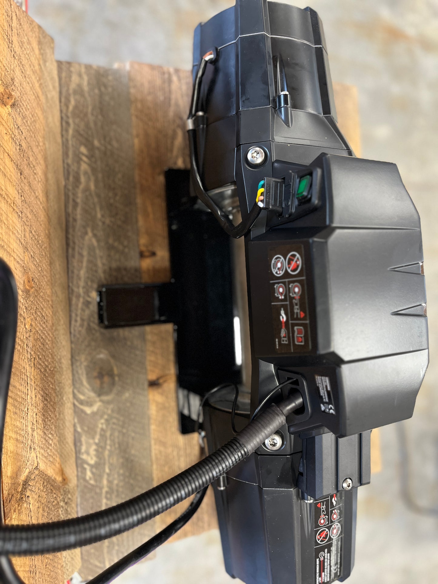 Rear View of Zeon Winch Mounted